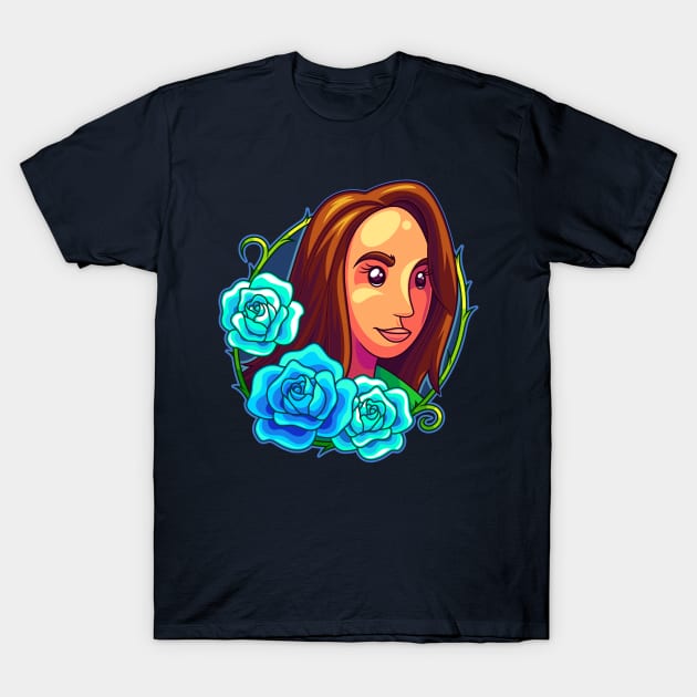 Beauty In The Roses T-Shirt by ArtisticDyslexia